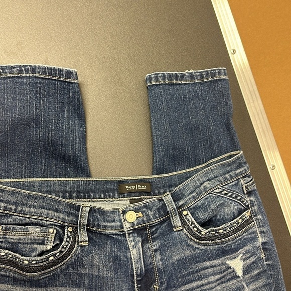 White House Black Market Blue Skinny Jeans - Picture 5 of 10